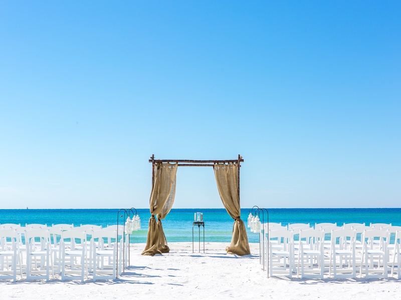 wedding in florida on the beach