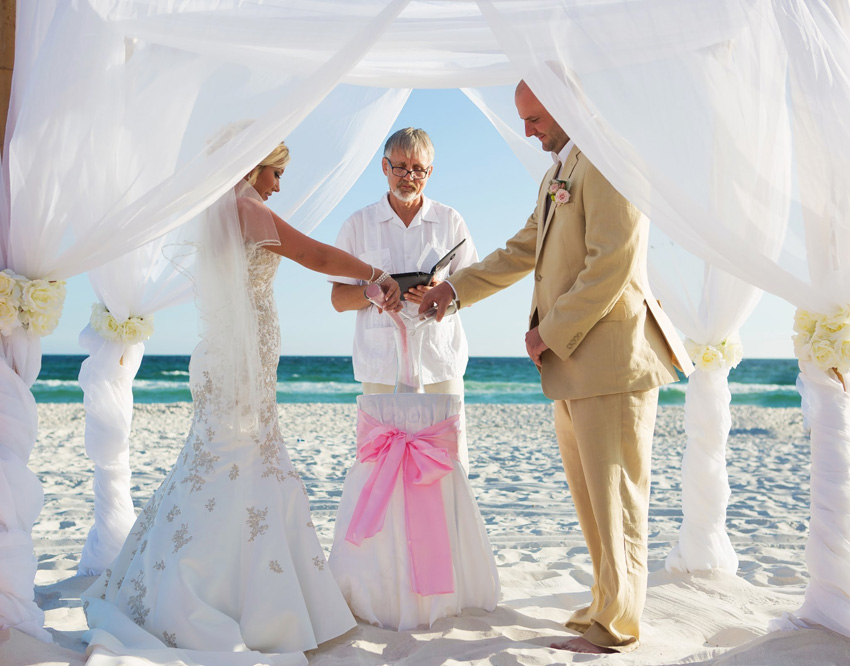 destin wedding ceremony