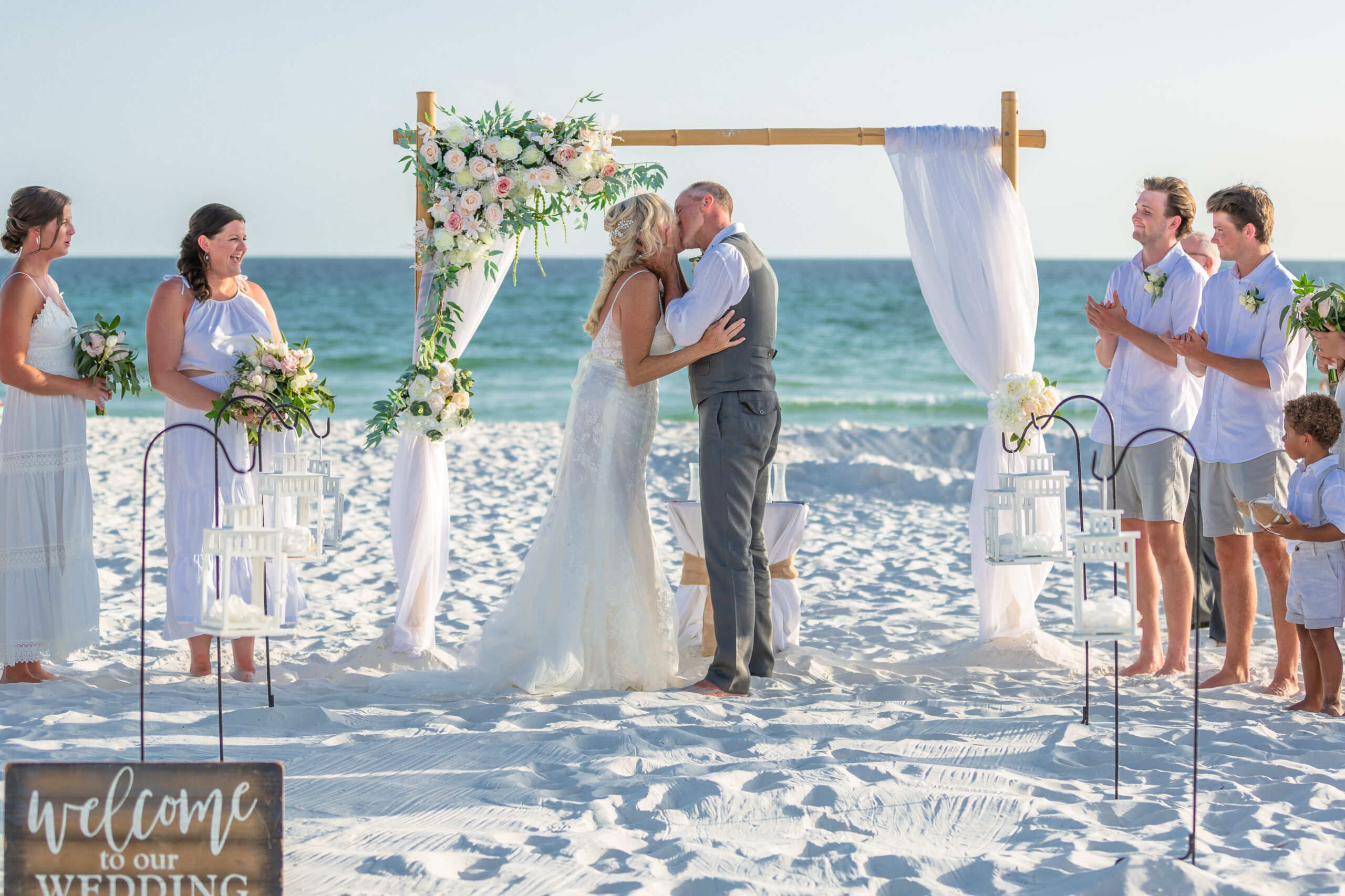 beach wedding ceremony florida