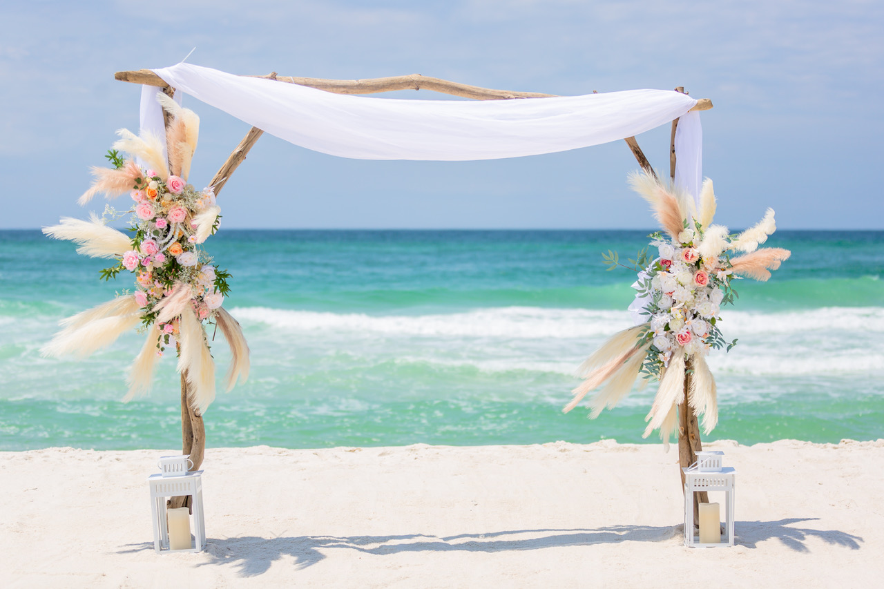 Driftwood Arch Destin Wedding